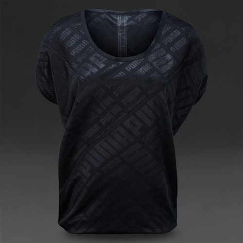 Puma Jacquard Tee Black for Women